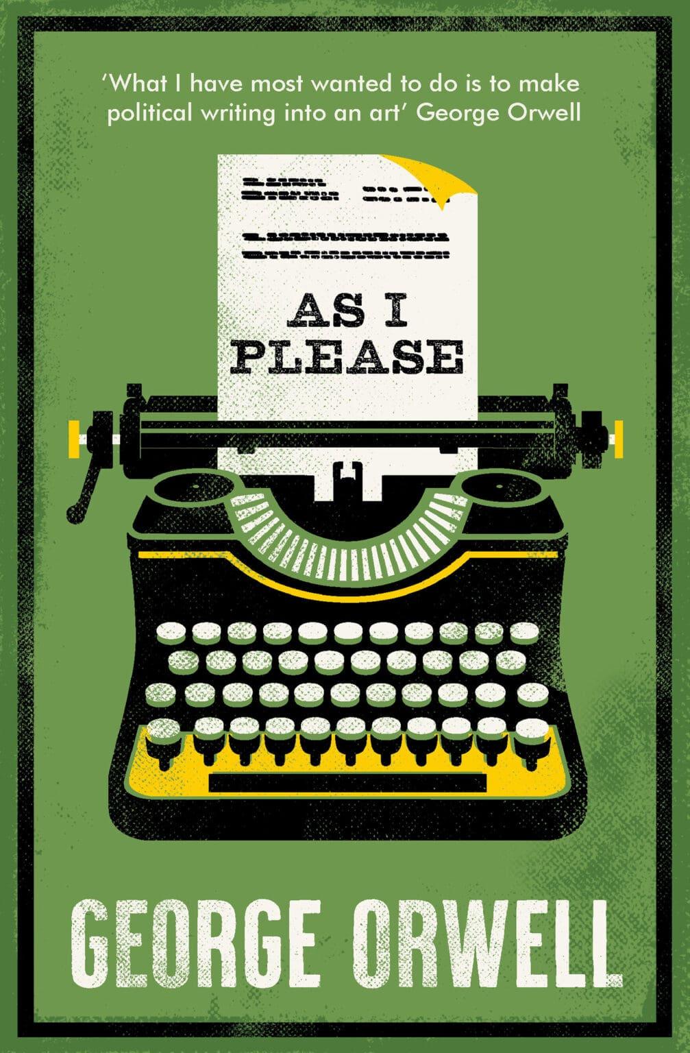 Buchcover George Orwell As I Please