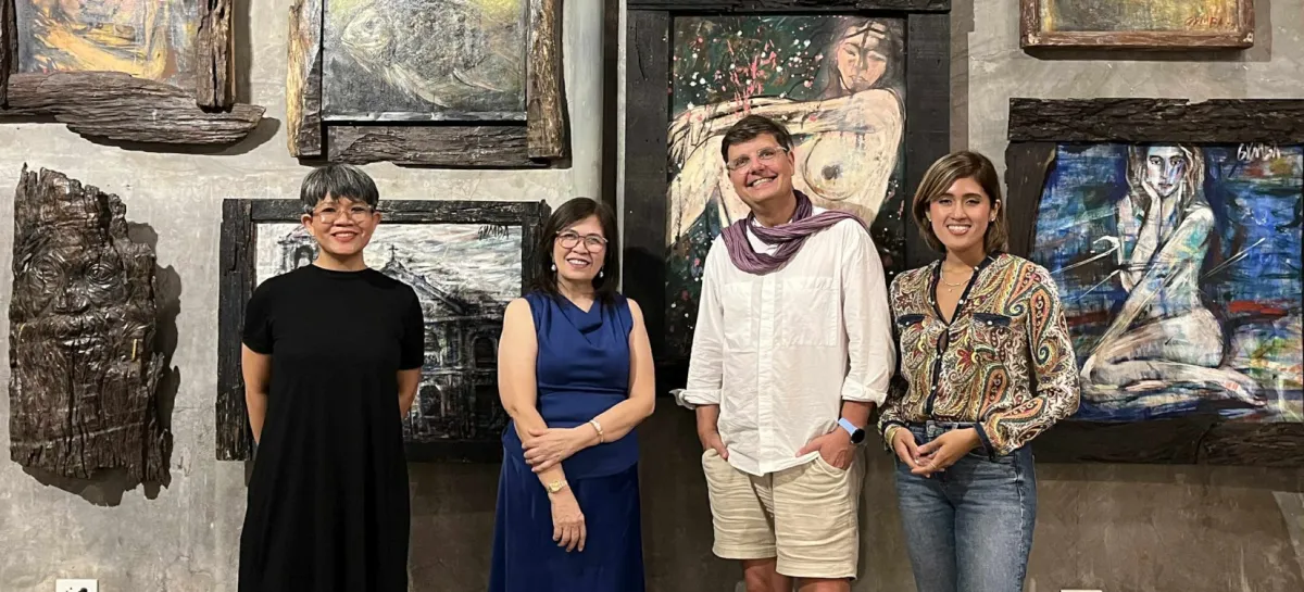 From left to right: Mia Tijam, Dr. Mary Jane Guazon Uy, Axel Timo Purr and Trixie Adviento Odiamar